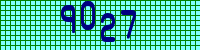 Blue Captcha Image