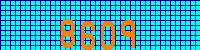 Blue Captcha Image