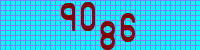 Blue Captcha Image