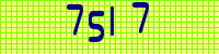 Blue Captcha Image