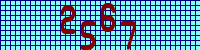 Blue Captcha Image