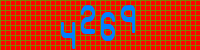 Blue Captcha Image