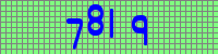 Blue Captcha Image