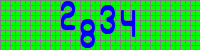 Blue Captcha Image