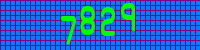 Blue Captcha Image