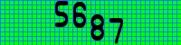 Blue Captcha Image