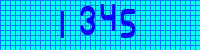 Blue Captcha Image