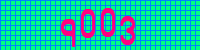 Blue Captcha Image