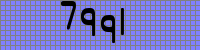 Blue Captcha Image
