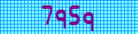 Blue Captcha Image