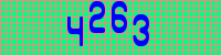 Blue Captcha Image