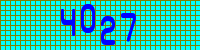 Blue Captcha Image