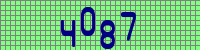 Blue Captcha Image
