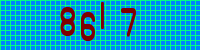 Blue Captcha Image