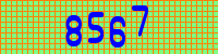 Blue Captcha Image