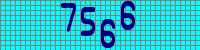 Blue Captcha Image