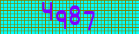Blue Captcha Image