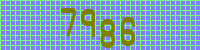 Blue Captcha Image