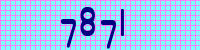 Blue Captcha Image