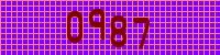 Blue Captcha Image