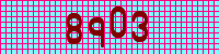 Blue Captcha Image