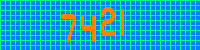 Blue Captcha Image