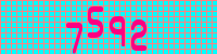 Blue Captcha Image