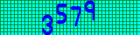 Blue Captcha Image