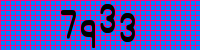 Blue Captcha Image