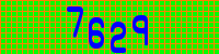 Blue Captcha Image