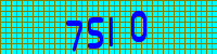 Blue Captcha Image