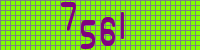 Blue Captcha Image