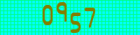 Blue Captcha Image