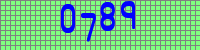Blue Captcha Image