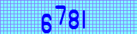 Blue Captcha Image