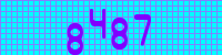 Blue Captcha Image