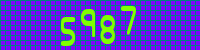 Blue Captcha Image
