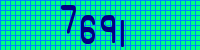 Blue Captcha Image