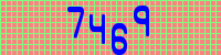 Blue Captcha Image