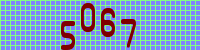 Blue Captcha Image