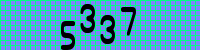 Blue Captcha Image