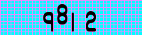 Blue Captcha Image