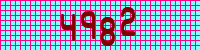 Blue Captcha Image