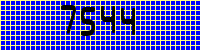 Blue Captcha Image