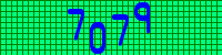 Blue Captcha Image