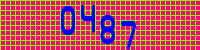 Blue Captcha Image