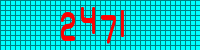 Blue Captcha Image