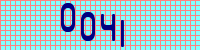 Blue Captcha Image