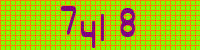 Blue Captcha Image