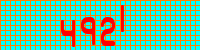 Blue Captcha Image